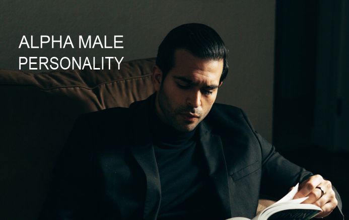 A man posing in the likes of alpha male personality