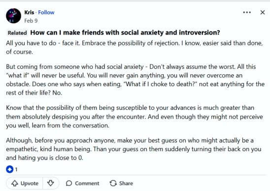 Face your fears to make friends as an introvert with social anxiety