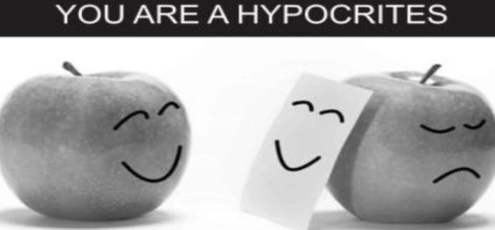 You are a hypocrite as a human, one of the weird facts about humans