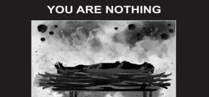 You are nothing, a human weird fact