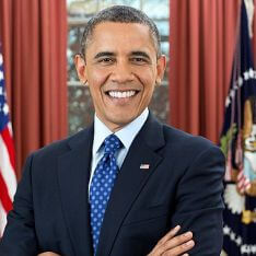 Barak Obama poses in the White House as an alpha male