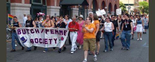 Butch/femme society in a protest against marginalization