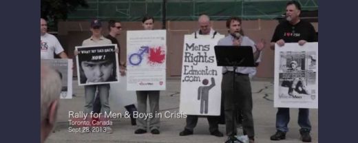 A rally for men and boys in crisis