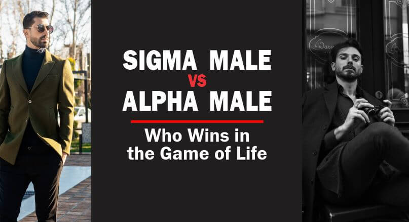 Two men put up for the judgment of Sigma male vs alpha male