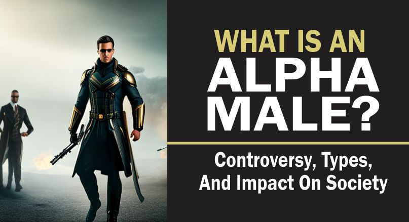 An alpha male in a majestic costume, answering the question - what is an alpha male?