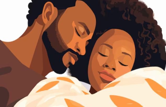 A couple having emotional intimacy