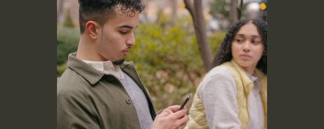 A lady trying to figure out if what she is feeling is relationship anxiety or gut feeling