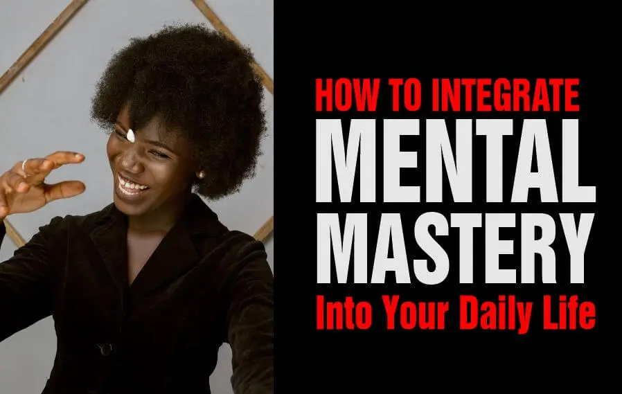 A woman who has mastered integrating mind mastery in her daily routine