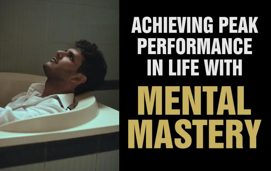 A man immersed in mental mastery