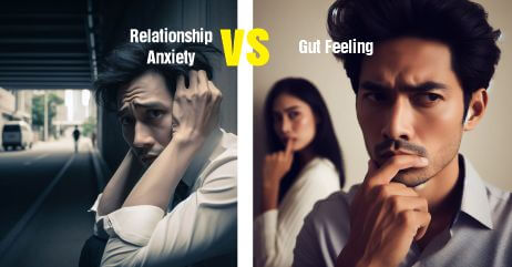 Differentiating relationship anxiety from gut feeling