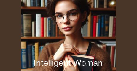 An intelligent woman