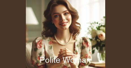 A polite woman