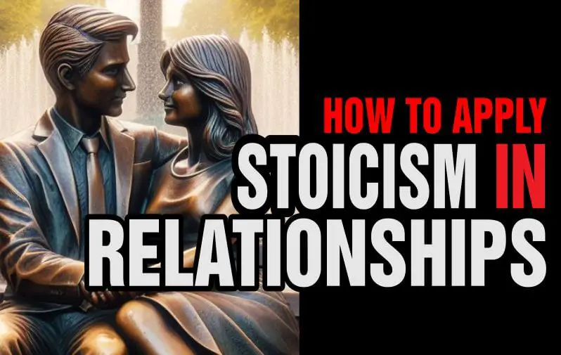 Two people applying Stoicism in relationships