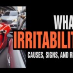 The question - What is irritability? answered with a man angrily talking to another