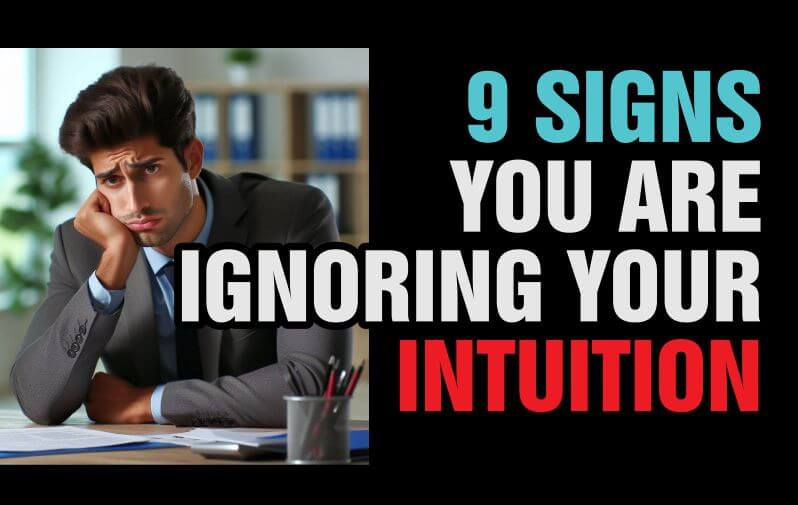 Regrets - one of the signs you're ignoring your intuition