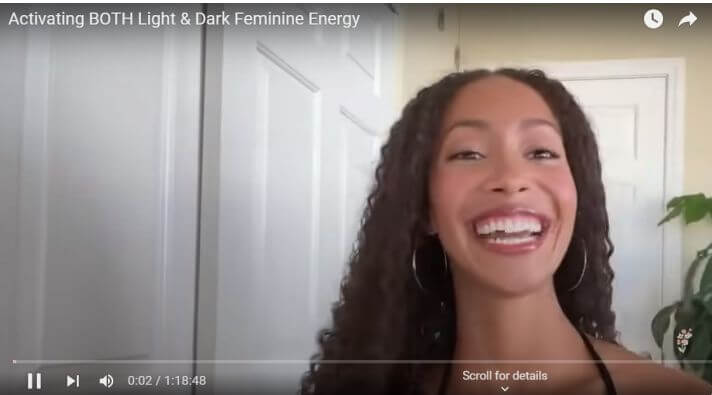 Video of dark feminine energy