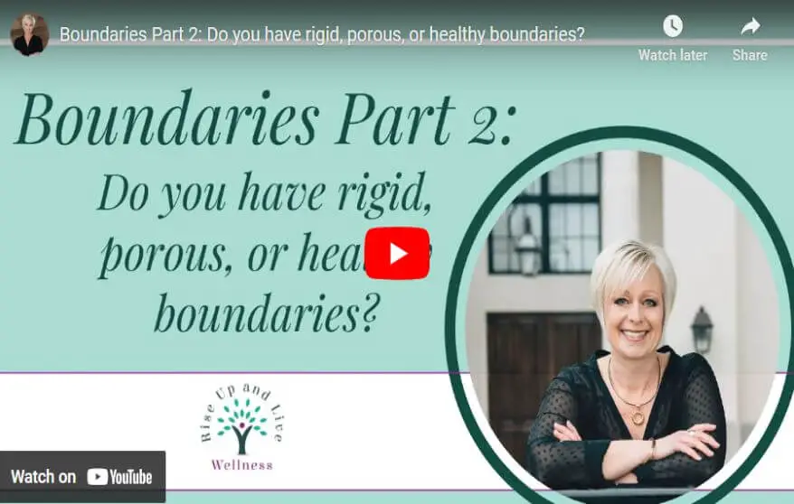 Teaching on how to establish boundaries