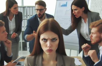 A rowdy session in the workplace for lack of emotional management