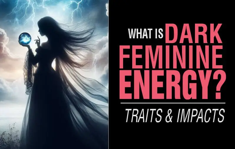 A lady in demonstration of the answer to the question - What is Dark Feminine Energy?