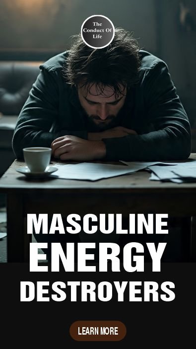 A man who has lost his masculine energy