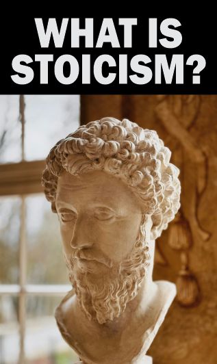 The face of one of the founders of Stoicism