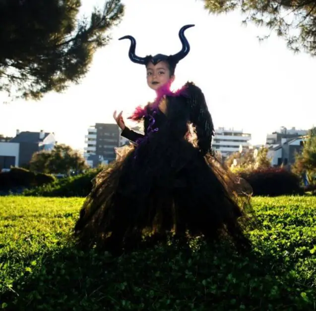 Maleficent costume for Halloween