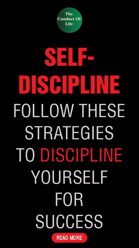 Personal discipline