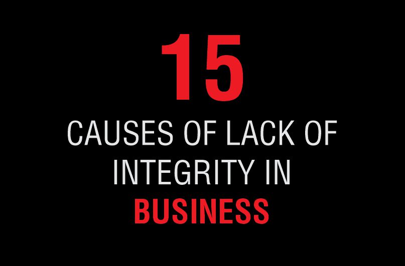 Causes of lack of integrity in business