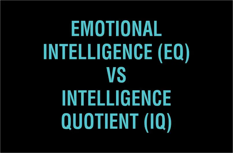 Emotional intelligence vs IQ - a man can display both