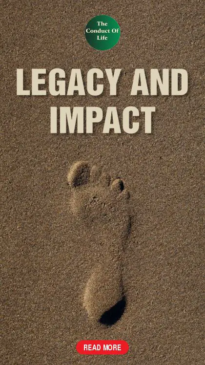 A footprint denoting impact in life