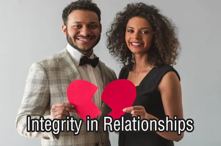 Two people showing integrity in relationships