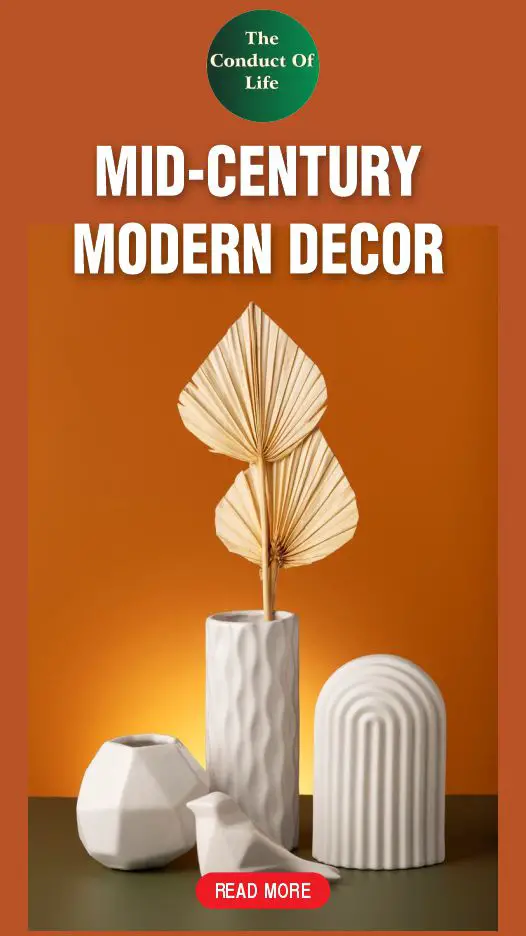 Mid-century-modern home decor idea