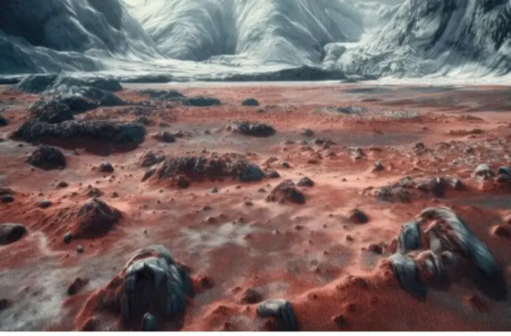 Could Life Exist Below Mars' Ice? Examining the Possibilities Beneath the Surface 2 What lies beneath the ice on Mars?
