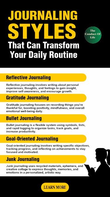 Styles of journaling 