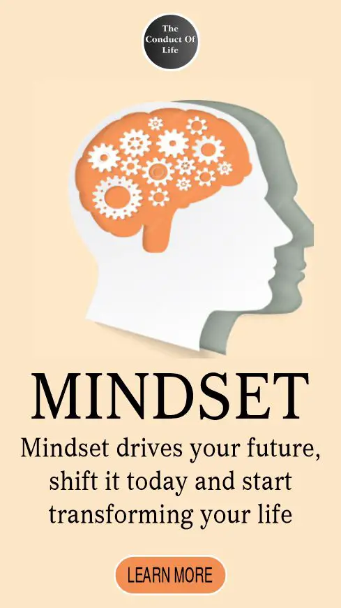 Mindset: Your Guide to Personal Growth and Transformation 2 A man's head with a gear symbol depicting mindset