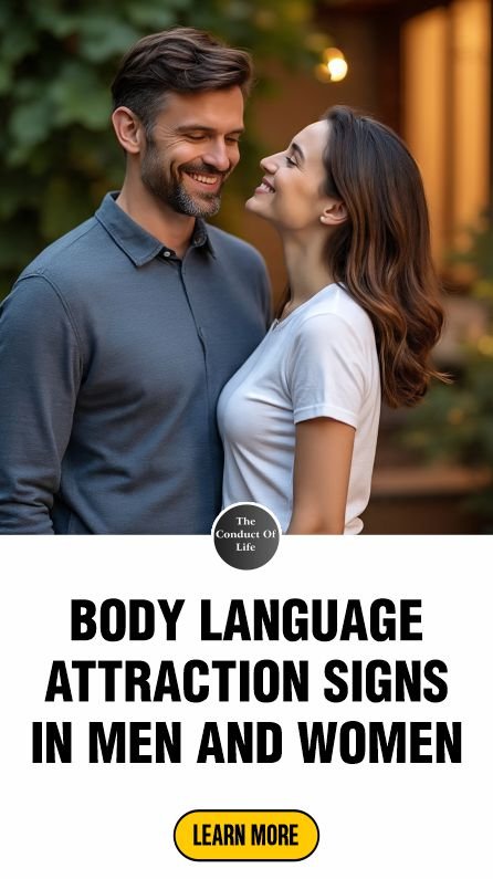 Body language signs for attraction in men and women