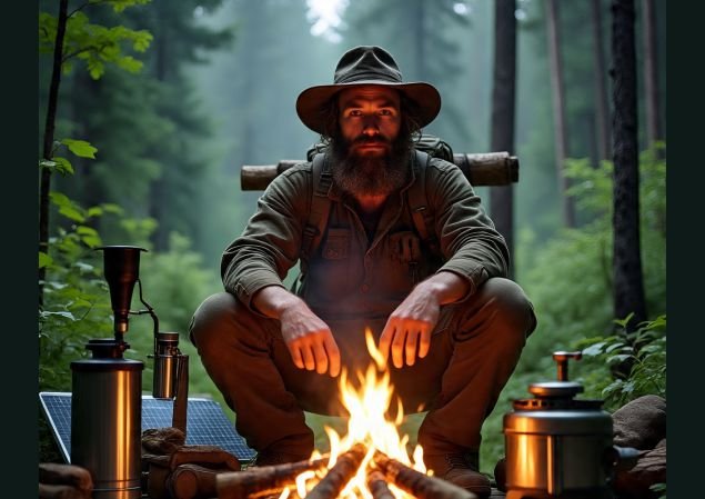 Weird reasons people live off-grid - A man living off-grid